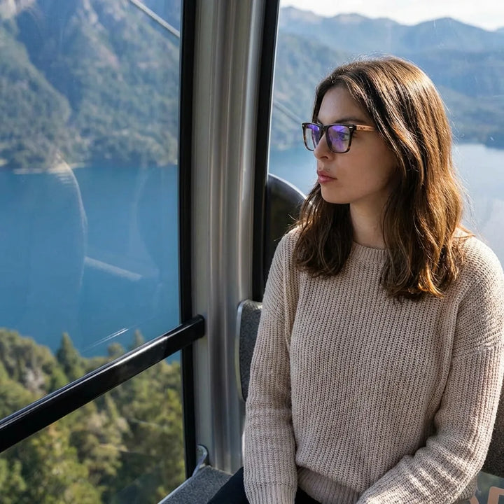 Lenses optical puerto tortoise modelo in teleférico with vista a lago bonoboss #editorial_lifestyle2 #color_carey