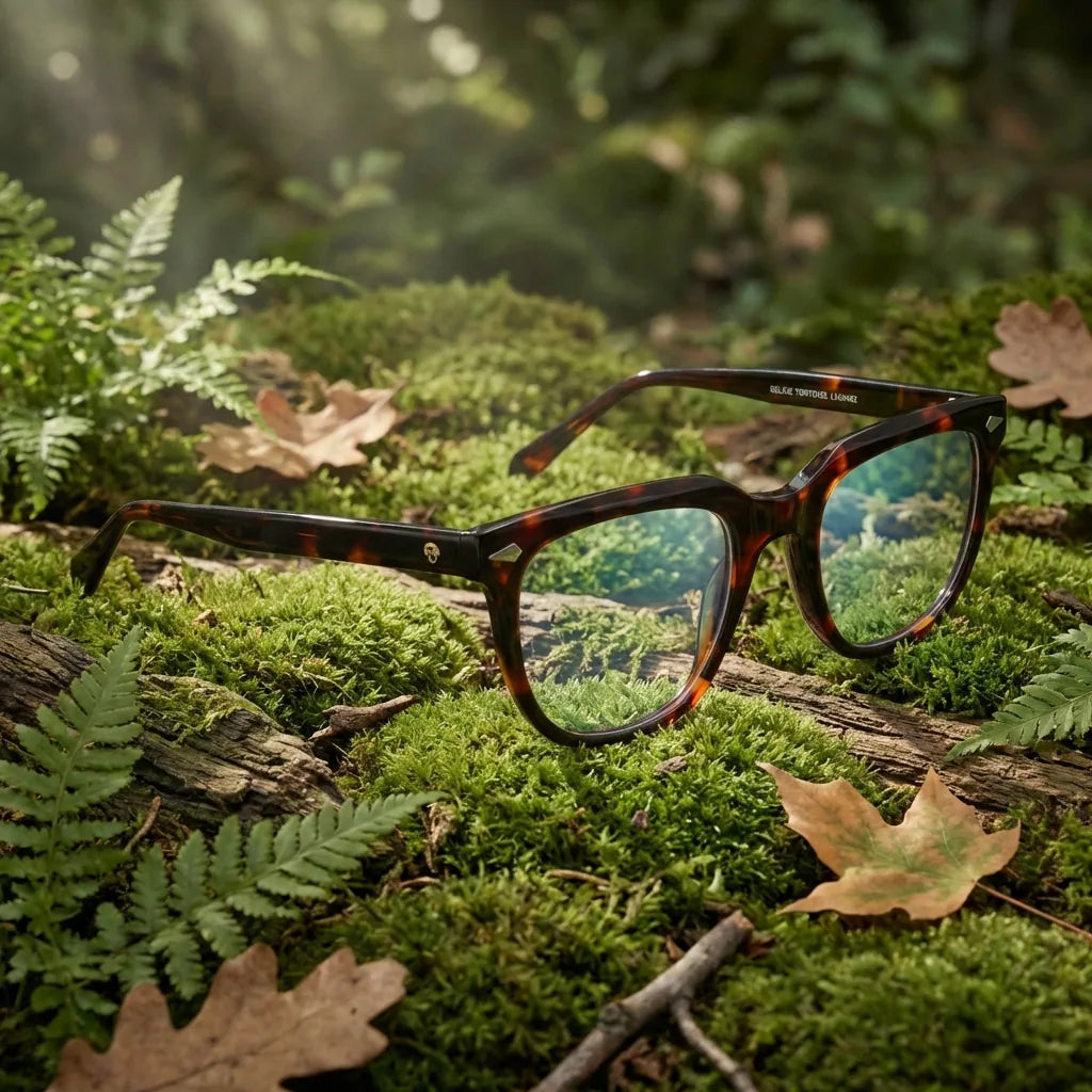 Lenses optical selkie black modelo in barco lago with bosque nevado bonoboss #editorial_lifestyle2 #color_negro