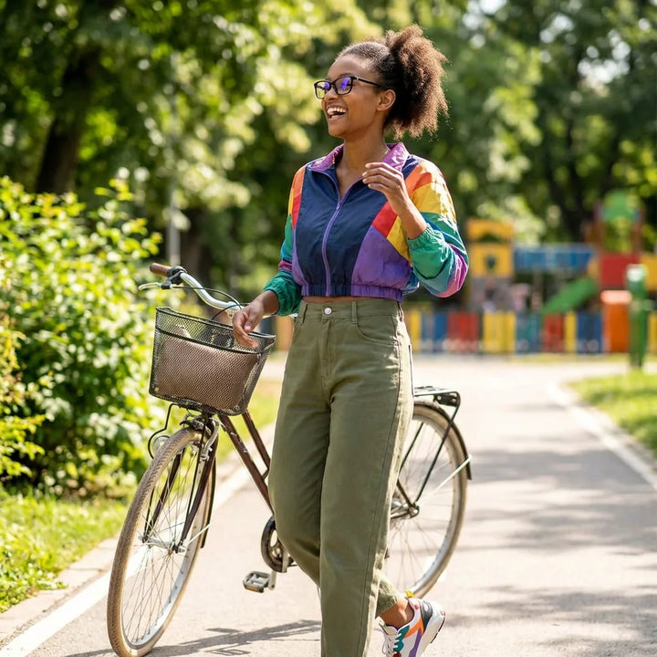 Lenses optical sofia black women in luz dorada golden hour elegante bonoboss #editorial_lifestyle2 #color_negro