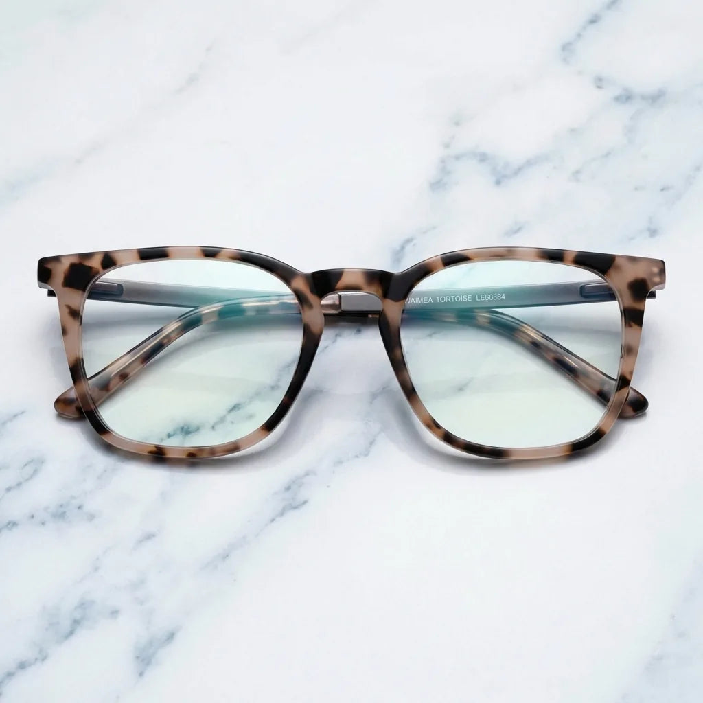 Lenses optical waimea steel optic marble sobre mármol white elegante frame premium bonoboss #editorial_armazon #color_marble