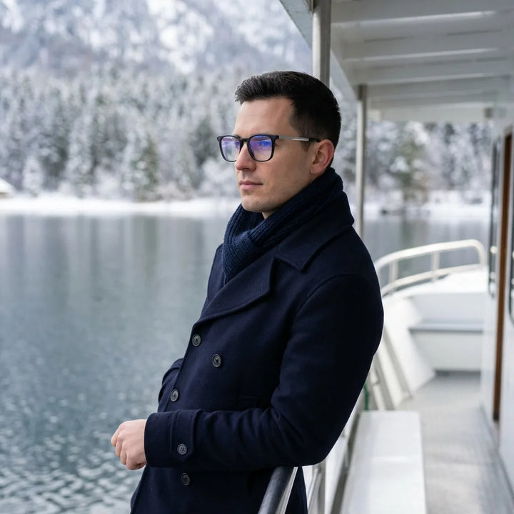 Lenses optical waimea steel optic black modelo in barco lago with bosque nevado bonoboss #editorial_lifestyle2 #color_negro