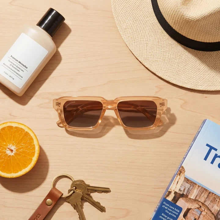 Lenses sun verona polarized rpet recycled of the oceano champagne composicion summer essentials playa women bonoboss #editorial_detail1 #color_champagne
