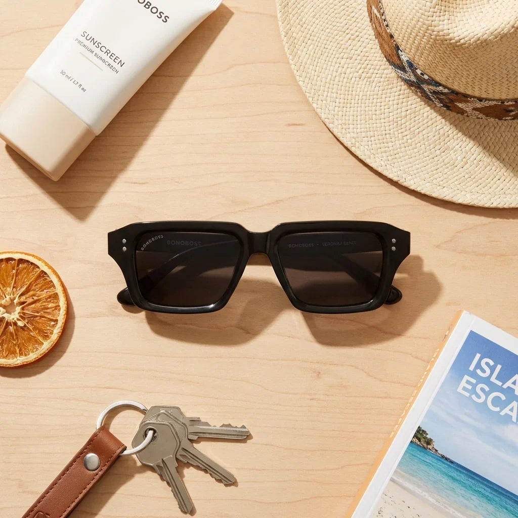 Lenses sun verona polarized rpet recycled of the oceano dark composicion summer essentials verano femenino bonoboss #editorial_detail1 #color_dark