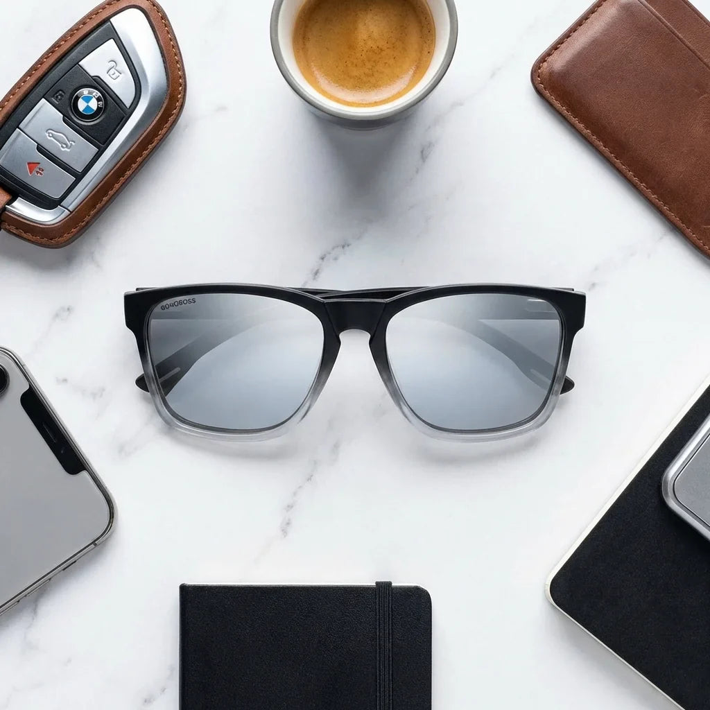Lenses sun waimea polarized lente mirrored gray urban composition kit city accessories sustainable bonoboss #editorial_sustentabilidad #color_espejado-gris