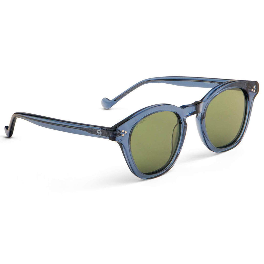 Sunglasses blue clear and cristales g15 greens polarized for men and women moda mayorista optica distribuidor vista 45 grados Bonoboss #color_azul