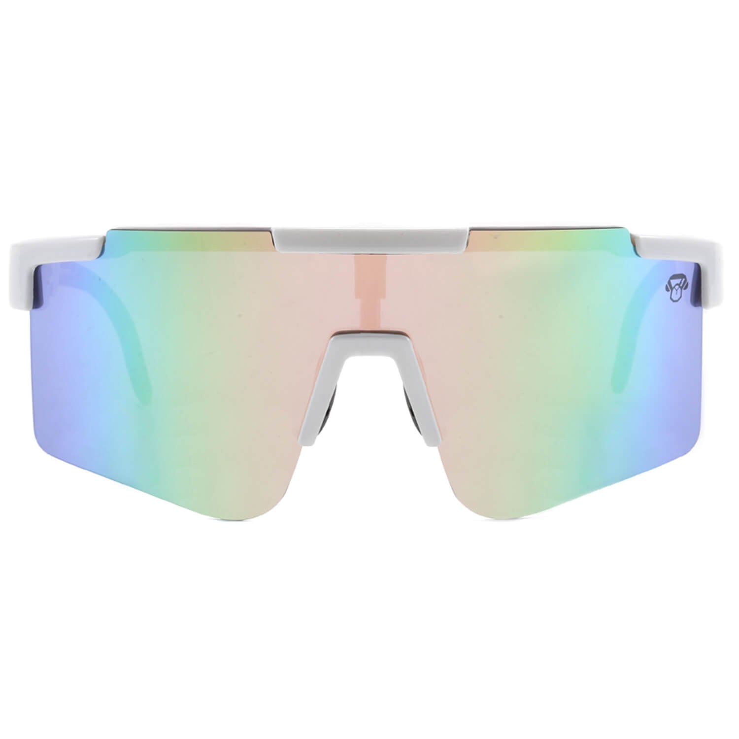 lentes de sol deportivos polarizados de para hombre y mujer color blanco reflectantes  #color_blanco