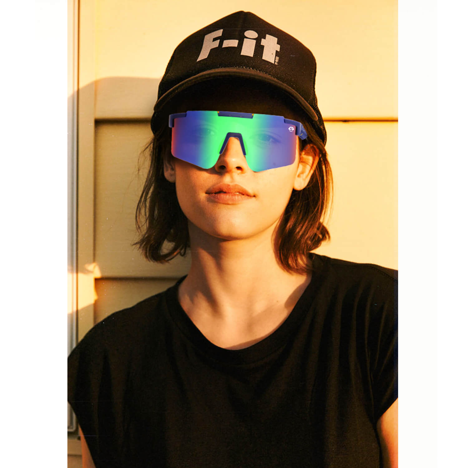 lentes de sol deportivos polarizados de para hombre y mujer color azul reflectantes  #color_azul