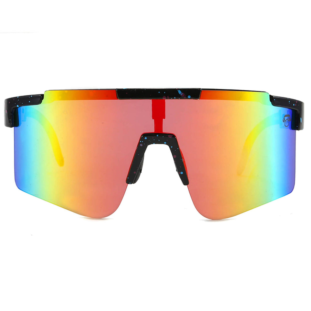 Sunglasses deportivos polarized for men and women black reflectantes Bonoboss #color_negro