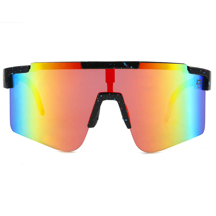 Sunglasses deportivos polarized for men and women black reflectantes Bonoboss #color_negro