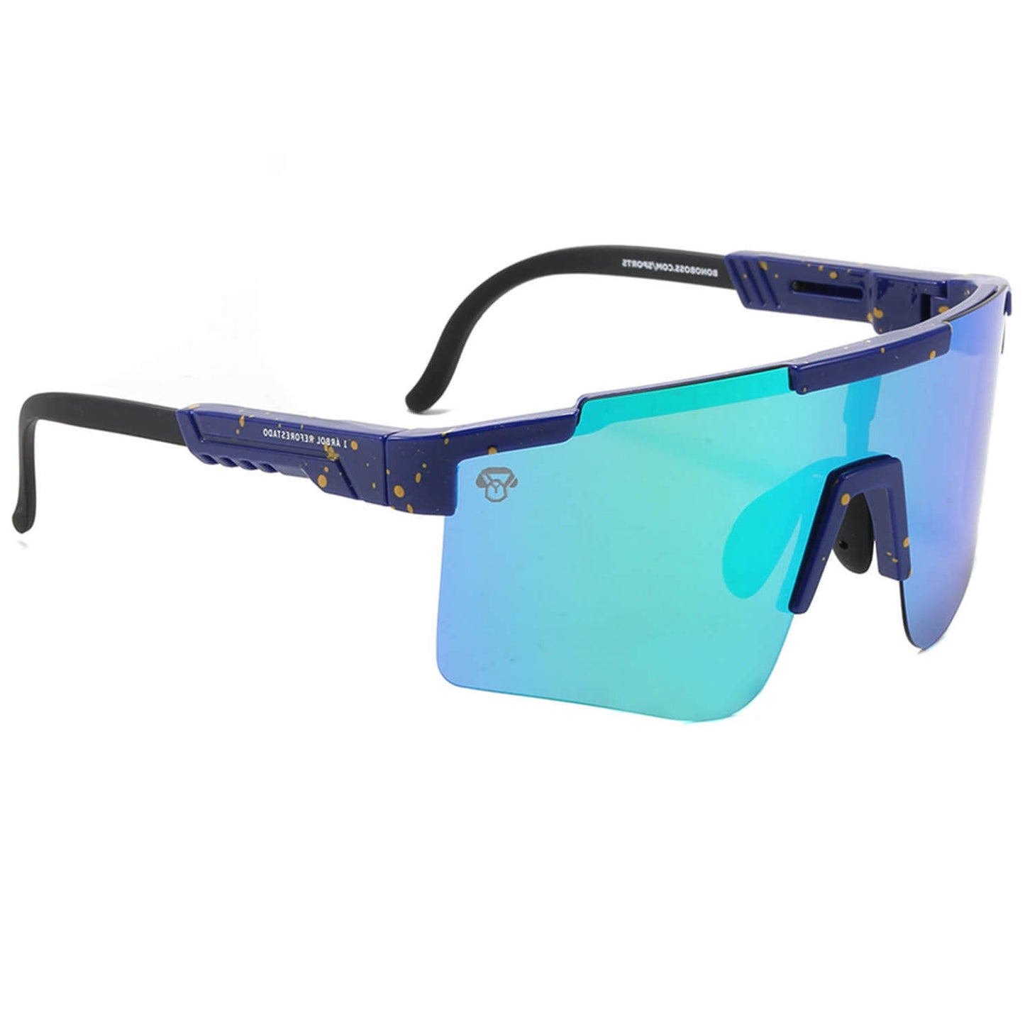 lentes de sol deportivos polarizados de para hombre y mujer color azul reflectantes #color_azul