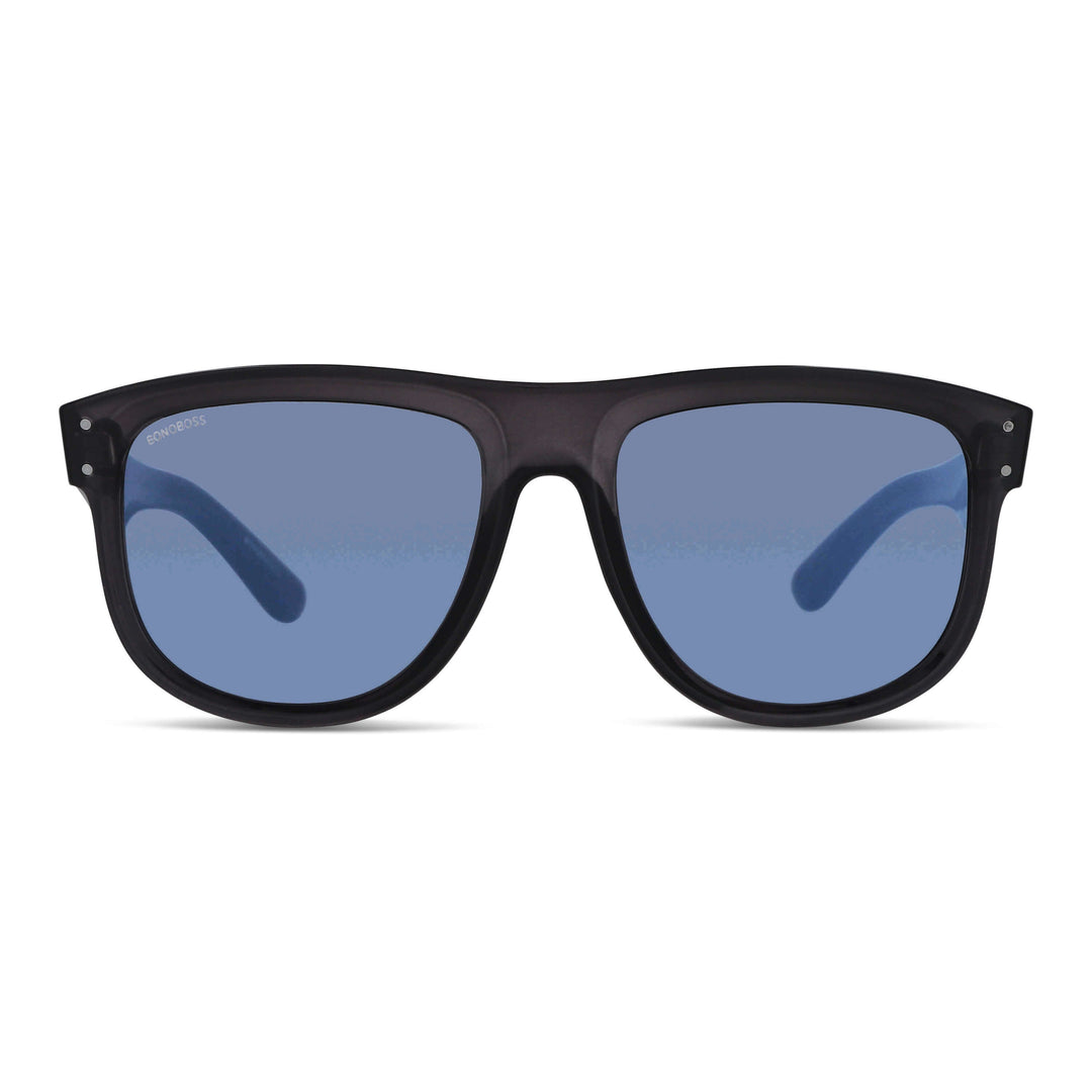 Sunglasses polarized reverse rayban moda men and women sustainable recycled plastic Bonoboss #color_espejado-gris