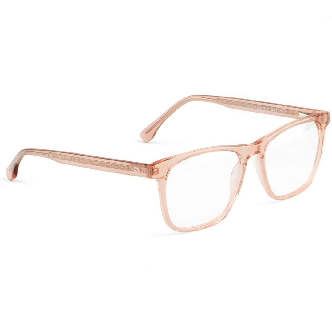 Marcos lenses optical oval rectangular color durazno multifocal bifocal adelgazado blue light filter men women Bonoboss #color_durazno