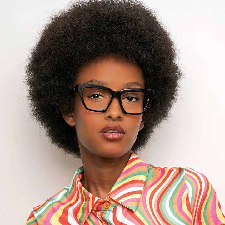 Eyeglasses agate pattern women round face large tortoise modelo martina bonoboss #color_carey