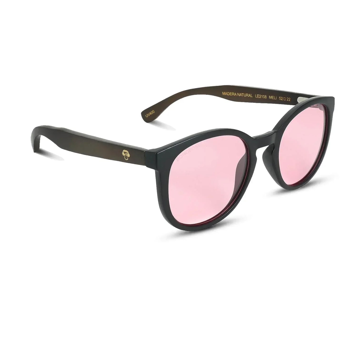 Lentes sol Meli Dark bio-acetato Rosado foto producto 2 Bonoboss #color_rosado