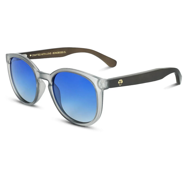 Lenses sun meli tsp polarized bio-acetate tsp mirrored blue sobre driftwood gold luz costera bonoboss #editorial_detail1 #color_espejado-azul