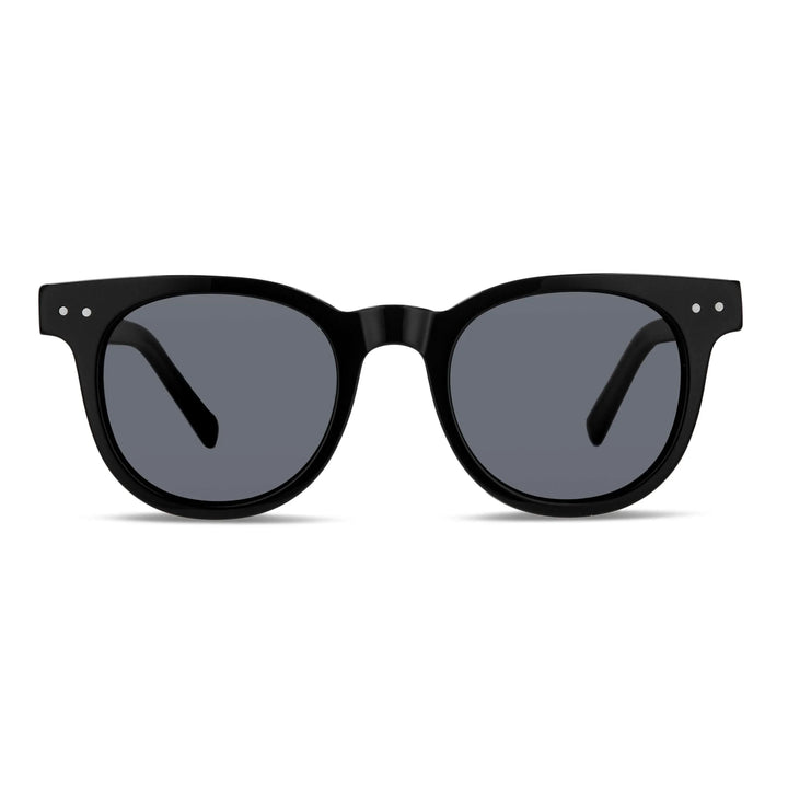Women wearing lenses sun meli bio-acetate polarized black driving reduces eye fatigue carretera UV400 bonoboss #editorial_detail1 #color_negro