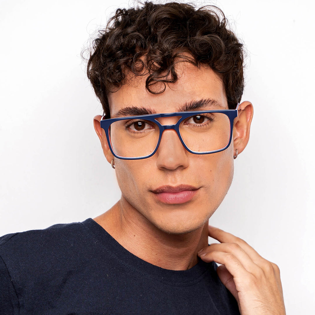 Marcos eyeglasses optical prescription multifocal bifocal adelgazado blue light filter lenses mayorista distribuidor men.jpg Bonoboss #color_azul