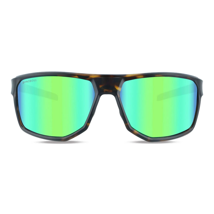 Lenses sun ollie polarized bio-acetate mirrored green sobre teca agua fresca detalle natural bonoboss #editorial_detail1 #color_espejado-verde