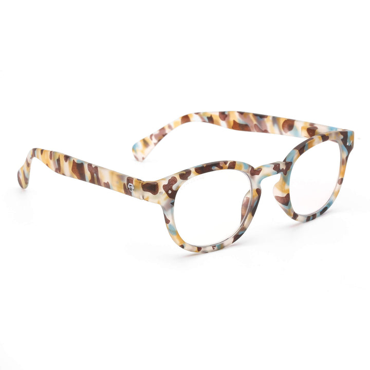 Lenses lectura hawaii blue round filtro luz blue UV protection400 antirreflejo tortoise multicolor unisex bonoboss