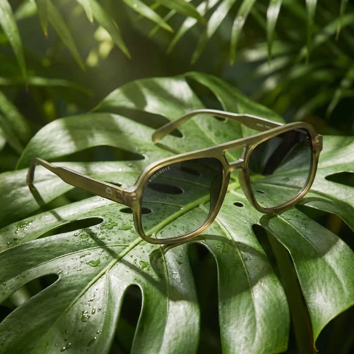 Women wearing lenses sun orson rpet recycled polarized ocean golden hour luz dorada costa estilo fresco bonoboss #editorial_banner #color_ocean