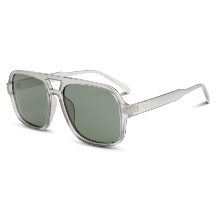 Sunglasses polarized round botellas plásticas recycleds sustainable clears. cristal color g15 Bonoboss #color_transparente