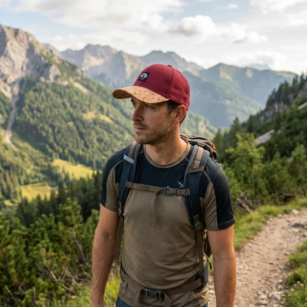 Gorro cork ecológico hiking montaña naturaleza bonoboss