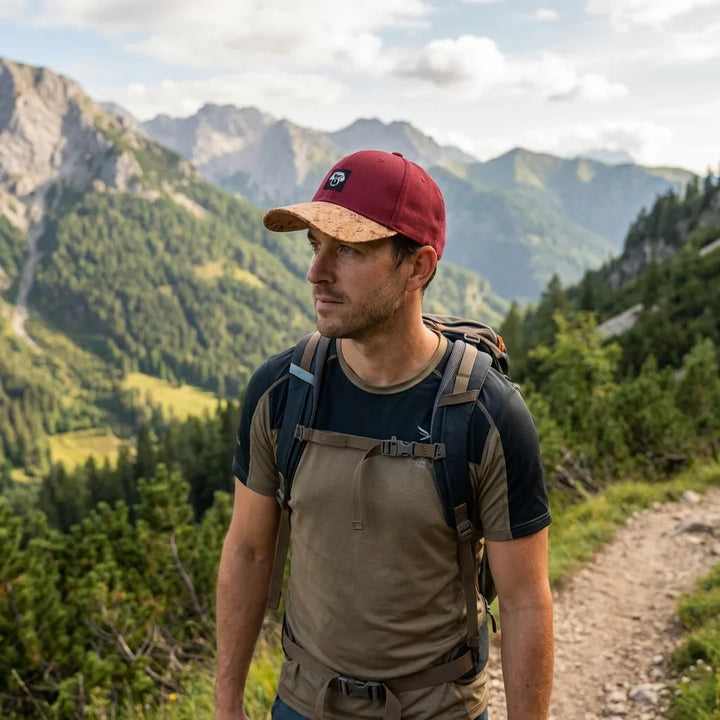 Gorro cork ecológico hiking montaña naturaleza bonoboss