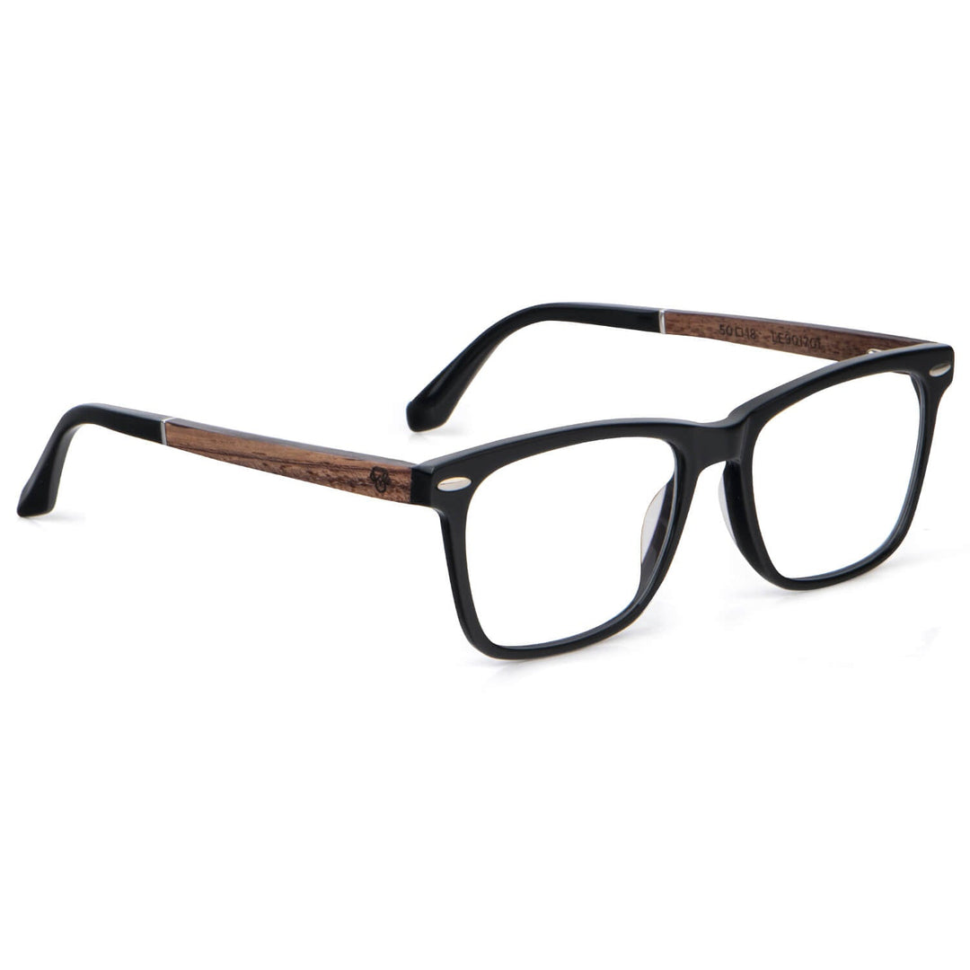 Lenses rectangular women round face optical black pata wood prescription mayorista distribuidor sustainables.jpg Bonoboss #color_negro