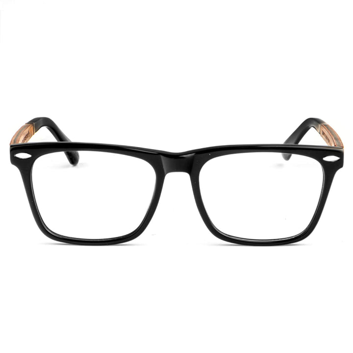 Lenses rectangular women round face optical black pata wood prescription mayorista distribuidor sustainables.jpg Bonoboss #color_negro