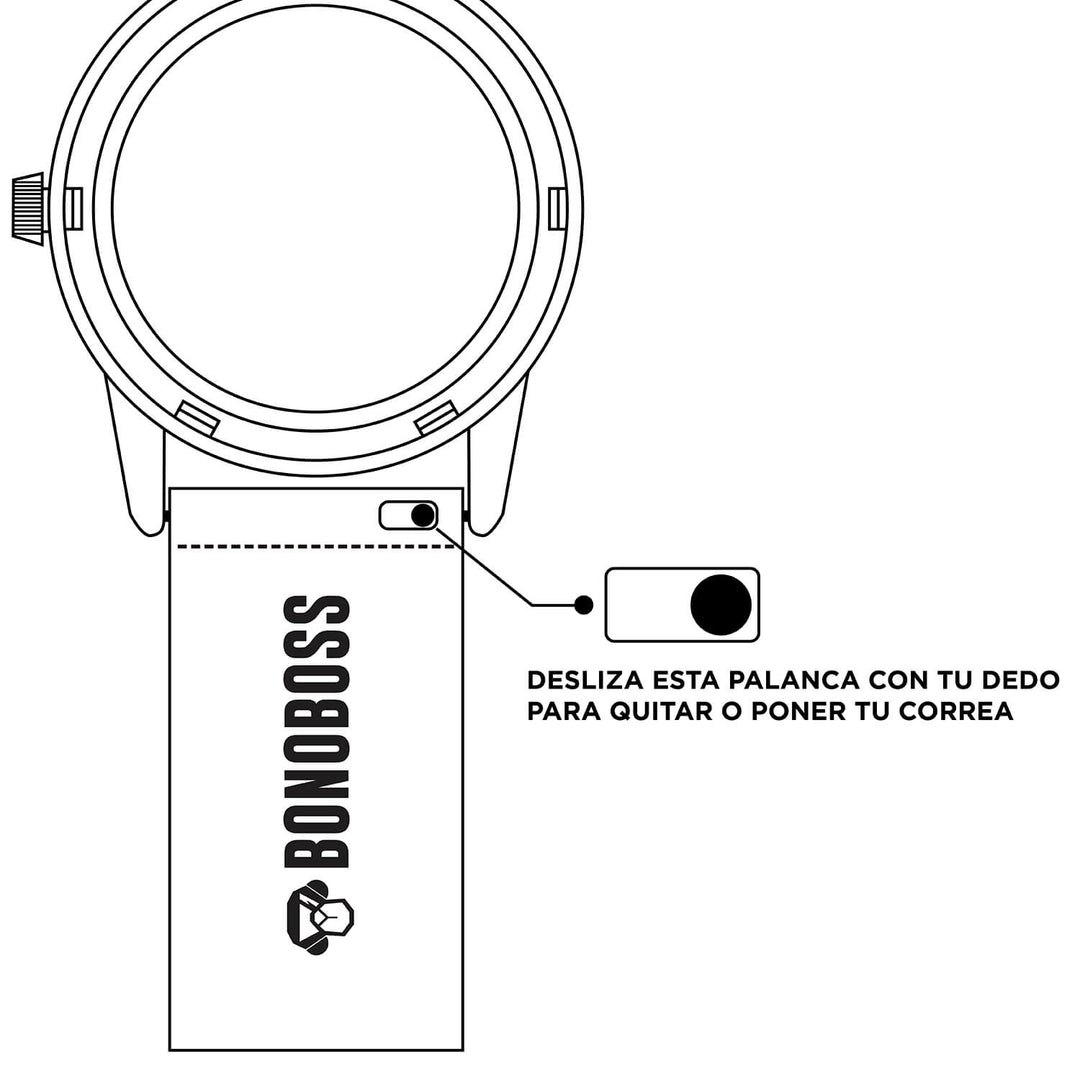 Futrono Cronógrafo Set 3 Correas