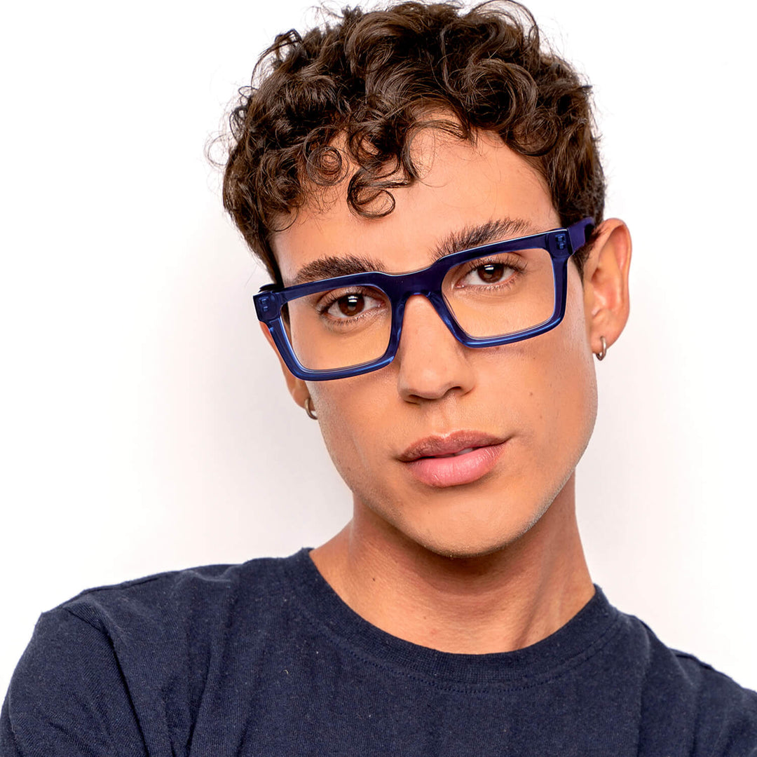 Lenses rectangular gruesos men round face optical multifocales bifocales prescription mayorista distribuidor sustainables diseñador exclusivos bluees.jpg Bonoboss #color_azul