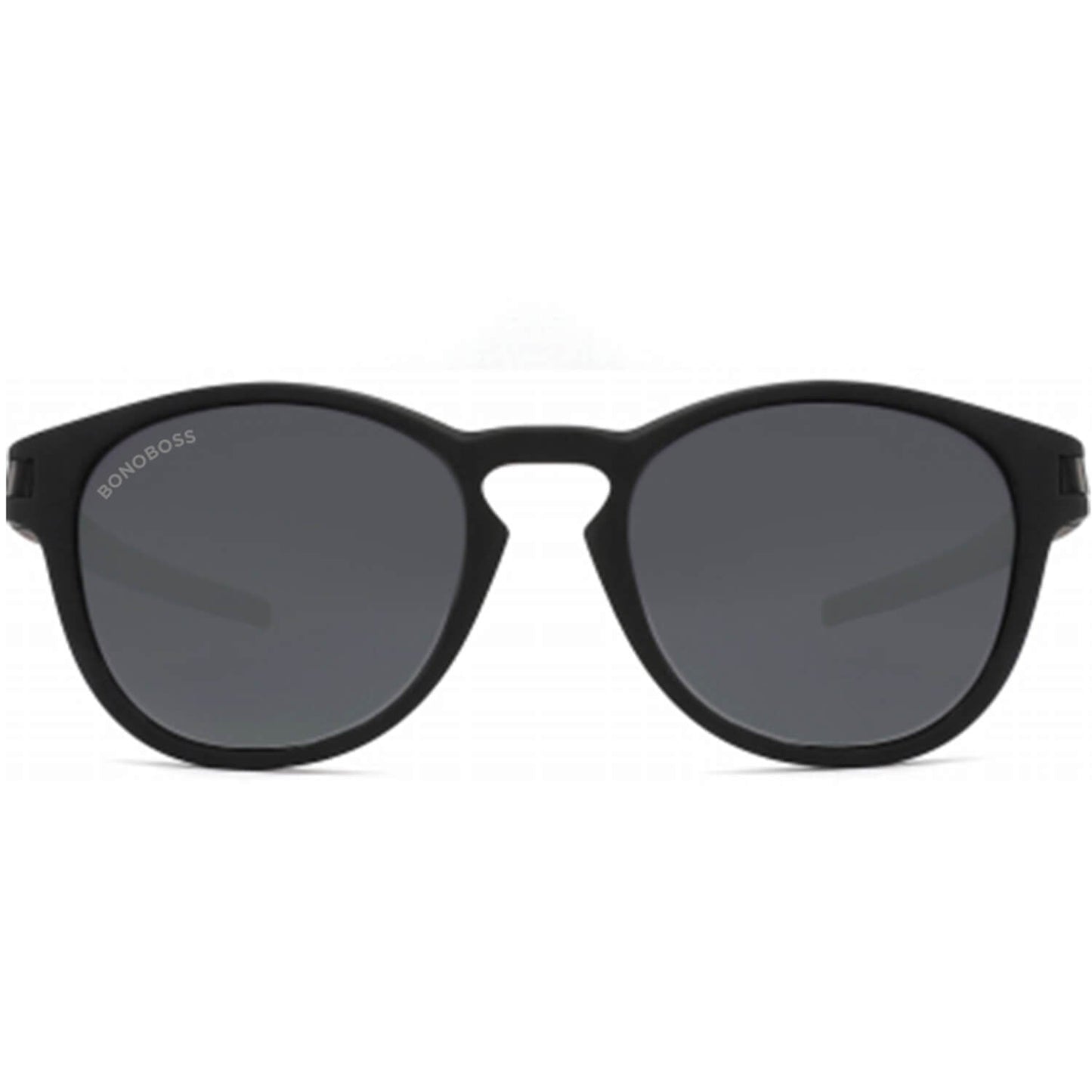 lentes anteojos de sol polarizados redondos de acetato para hombre y mujer color negro #color_negro