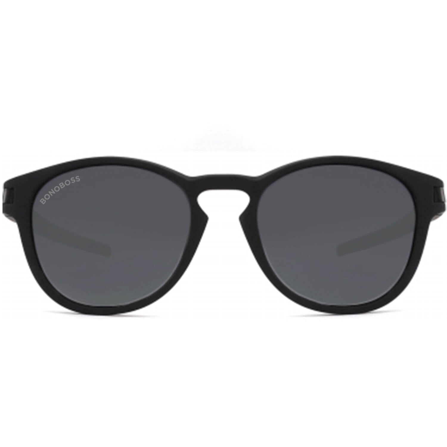 lentes anteojos de sol polarizados redondos de acetato para hombre y mujer color negro #color_negro