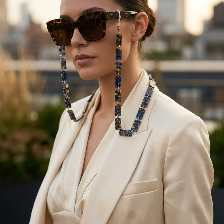 Cadena acetate recycled for lenses blue editorial moda fashion bonoboss #color_azul