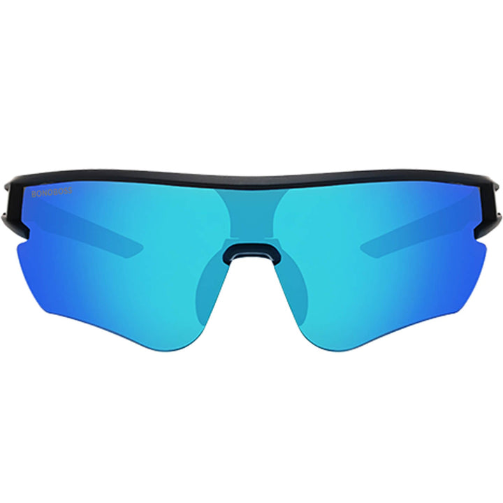 Lenses sunglasses polarized deportivos acetate for men and women black cristal blue reflectante Bonoboss #color_azul