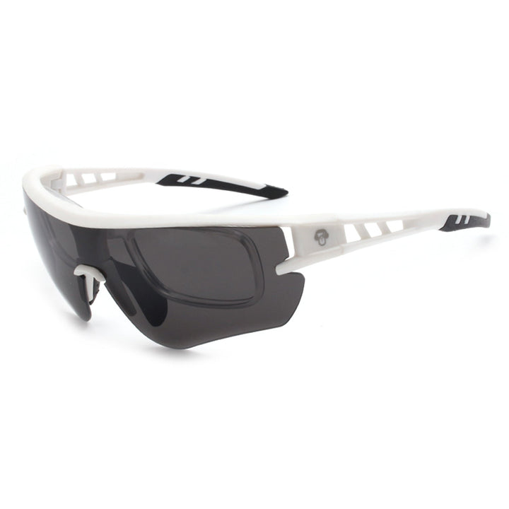 Lenses sunglasses polarized deportivos acetate for men and women white cristal black reflectante Bonoboss #color_blanco