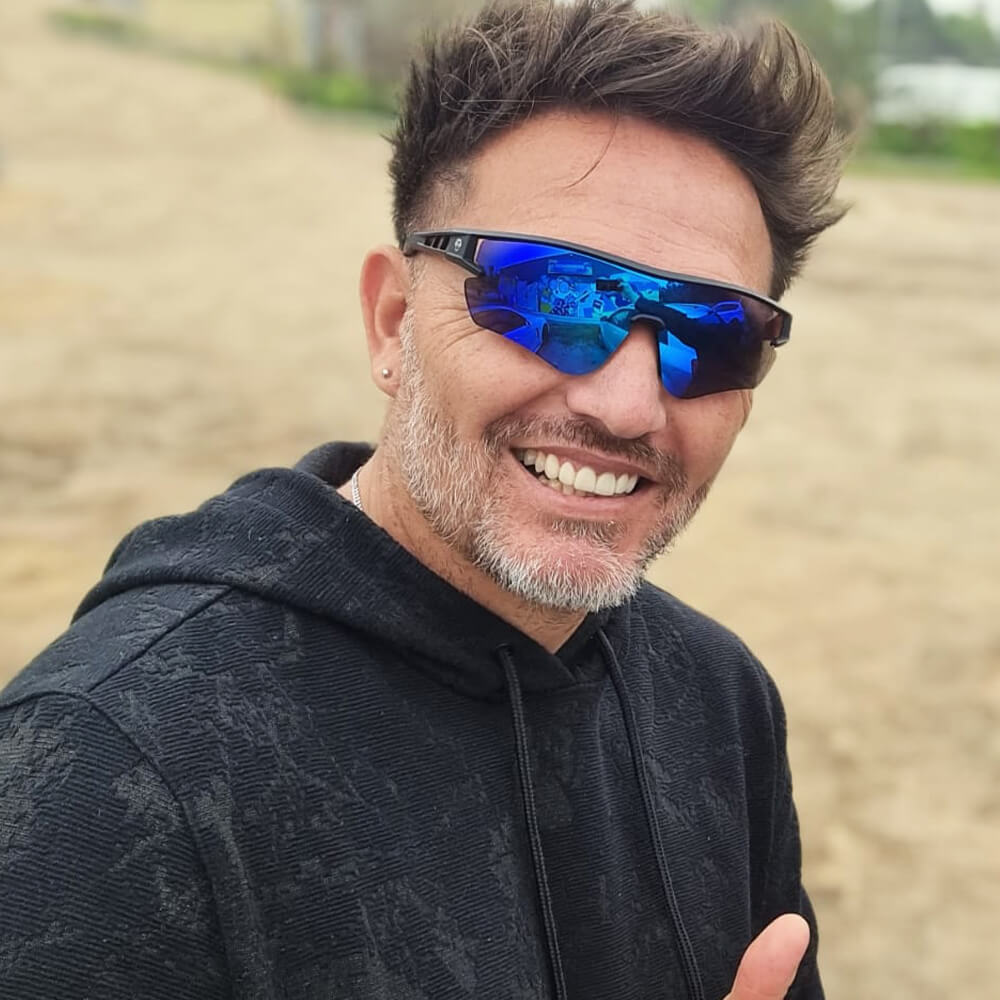 gafas de sol deportivas opticas lentes opticos deporte hombre cara redonda grande polarizadas espejadas #color_azul