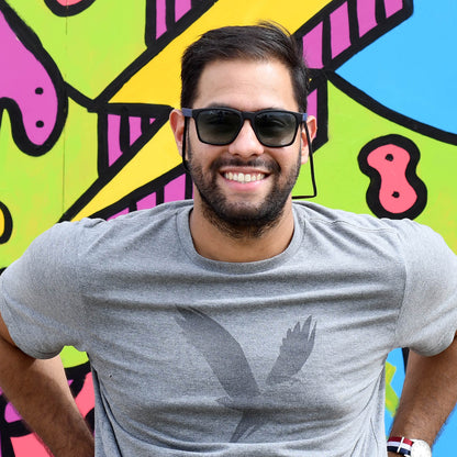 anteojos de sol rectangulares polarizados negros para hombre y mujer con lentes de color negro