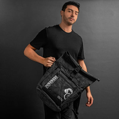 Mountain Black Sustainable Paper Backpack