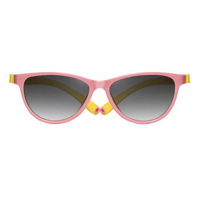 anteojos lentes de sol polarizados para niños y niñas de moda hechos de goma miraflex resistentes bebe hanga roa gris